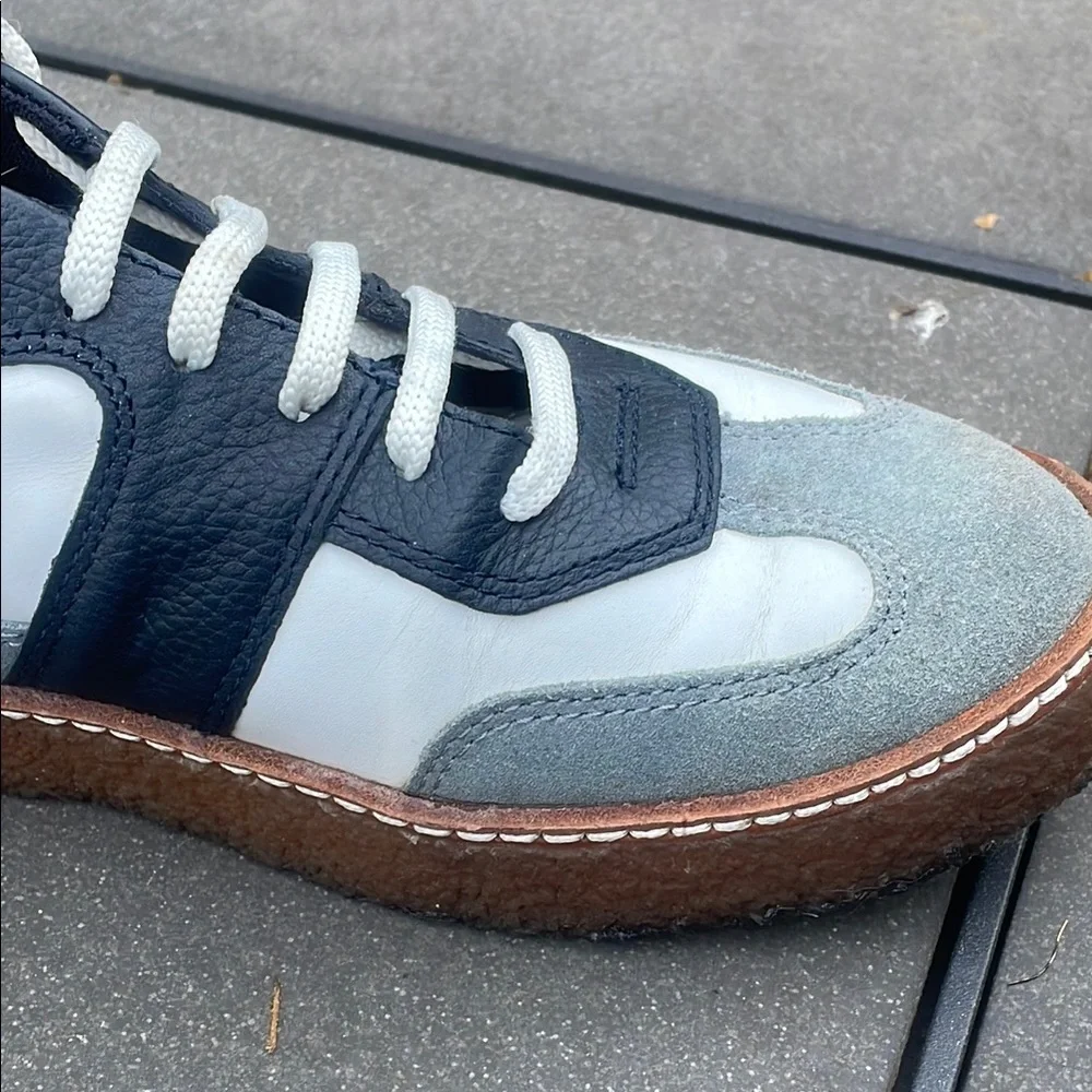 ED - Ellen Stylish Blue and White Sneakers Danby 3 - Picture 14 of 14